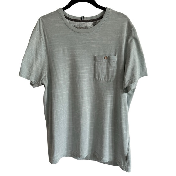 Ted Baker Light Blue Short Sleeve Pocket Tee, Size 4 (L) - Picture 1 of 9